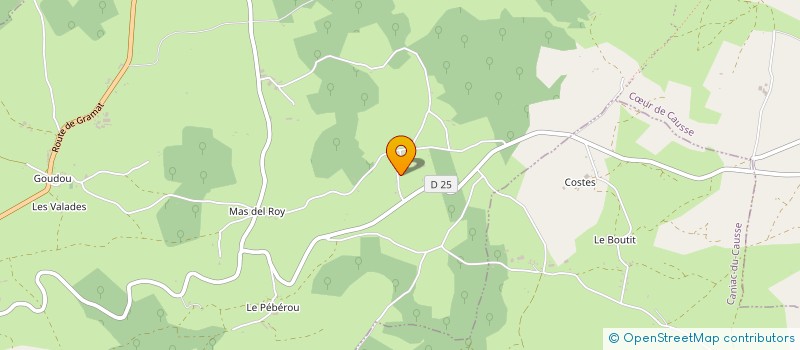 localisation de l'entreprise VANEL à COEUR DE CAUSSE