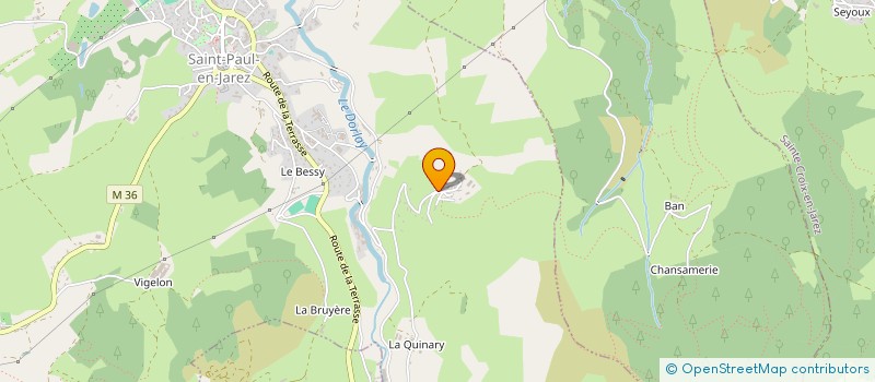 localisation de l'entreprise VANEL PAYSAGES  SAINT-PAUL-EN-JAREZ