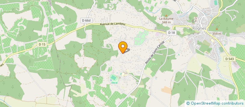 localisation de l'entreprise VANELIE  ROGNES