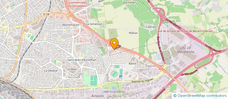 localisation de l'entreprise VANELO CONCEPT à BEZIERS