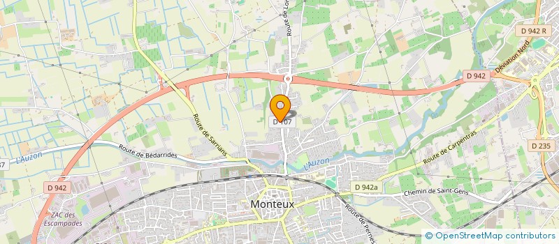 localisation de l'entreprise VANELOPE  MONTEUX