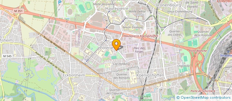 localisation de l'entreprise VANEOZ à STRASBOURG