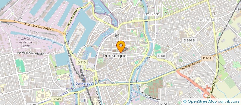 localisation de l'entreprise VANERIS à DUNKERQUE