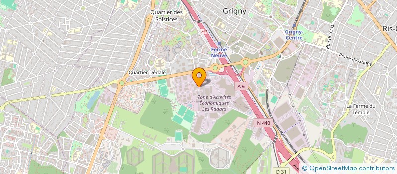 localisation de l'entreprise VANES  GRIGNY