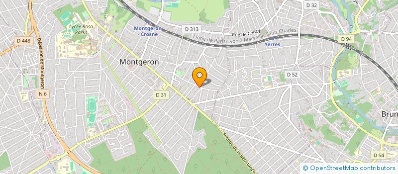 localisation de l'entreprise VANESCO à MONTGERON