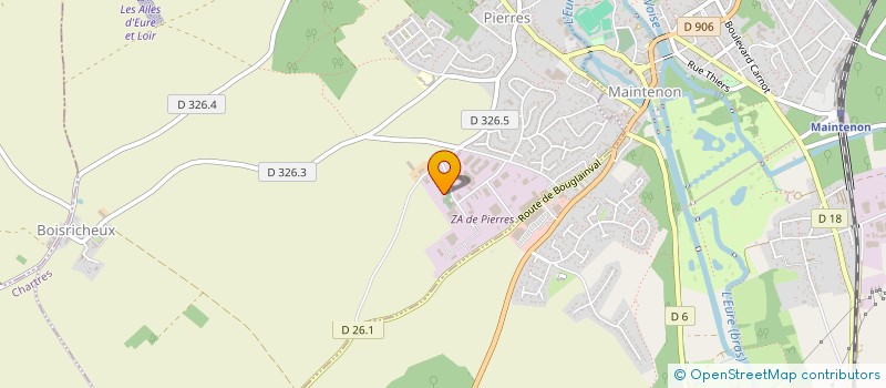 localisation de l'entreprise VANESS' AMIRAL GESTION à PIERRES
