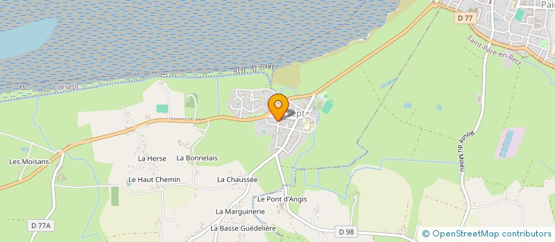 localisation de l'entreprise VANESS' COIFFURE  CORSEPT