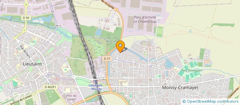 localisation de l'entreprise VANESS EXPRESS à MOISSY-CRAMAYEL