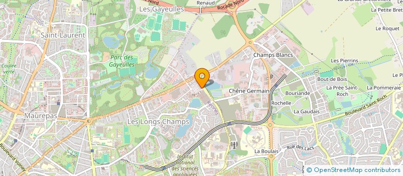 localisation de l'entreprise VANESS' LONGCHAMPS  RENNES