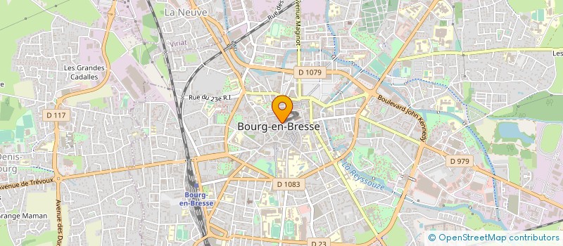 localisation de l'entreprise VANESSA à BOURG-EN-BRESSE