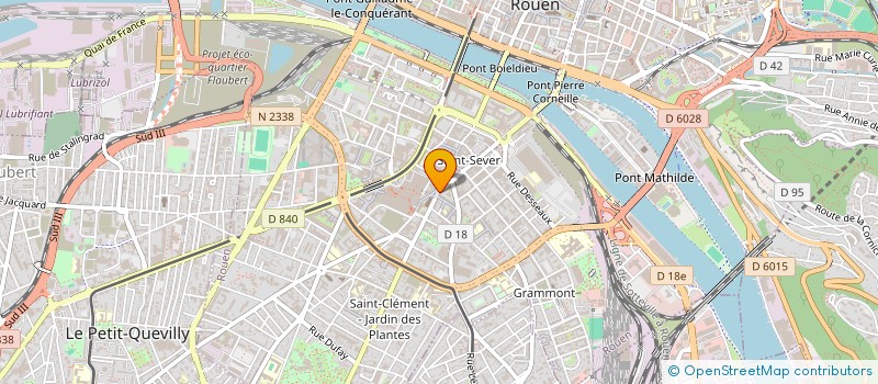 localisation de l'entreprise VANESSA-8 à ROUEN