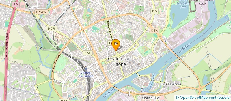localisation de l'entreprise VANESSA DE MECHE AVEC VOUS à CHALON-SUR-SAONE