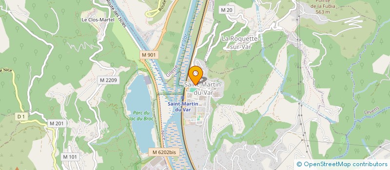 localisation de l'entreprise VANESSA ELEGANCE  SAINT-MARTIN-DU-VAR