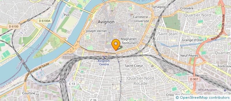 localisation de l'entreprise VANESSA O.  AVIGNON