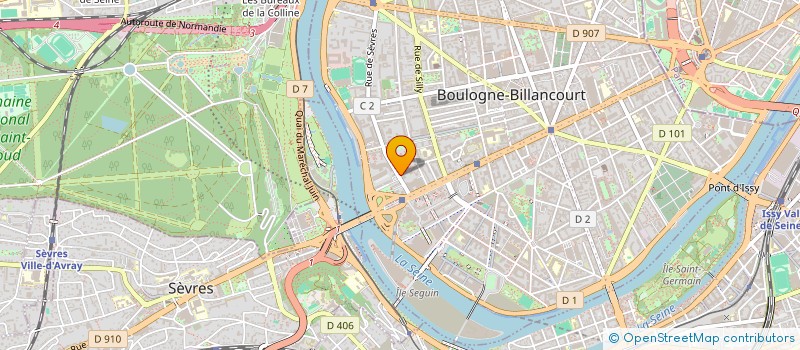 localisation de l'entreprise VANESSA PEREZ à BOULOGNE-BILLANCOURT
