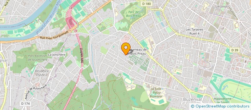 localisation de l'entreprise VANESSA PERROUD à RUEIL-MALMAISON