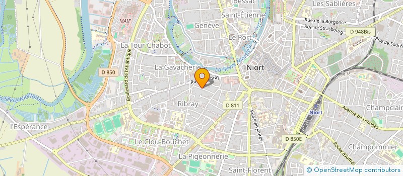 localisation de l'entreprise VANESSA QUATRE ETOILES à NIORT