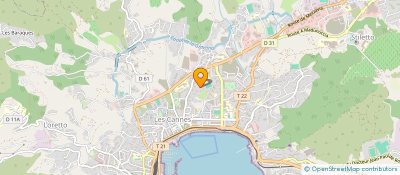 localisation de l'entreprise VANESSA SANTONI - COACHING & FORMATION à AJACCIO