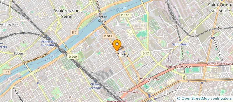 localisation de l'entreprise VANESSA WALCH AVOCAT à CLICHY