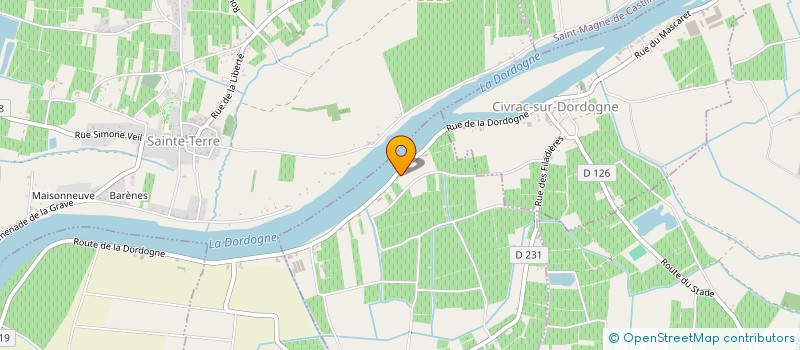 localisation de l'entreprise VANESSA YOHANN AUBERT  FLAUJAGUES