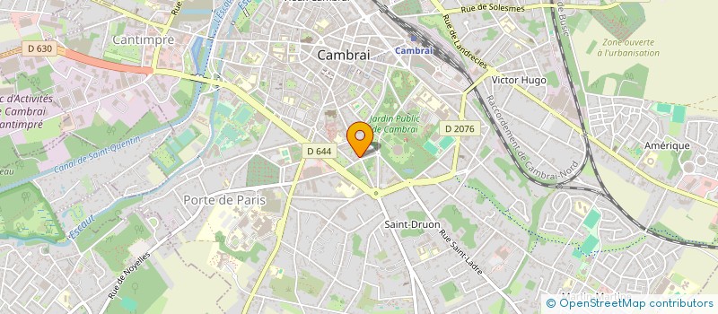 localisation de l'entreprise VANESSE HOLDING à CAMBRAI