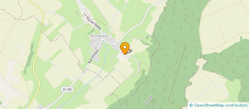 localisation de l'entreprise VANET JF  RIMBOVAL