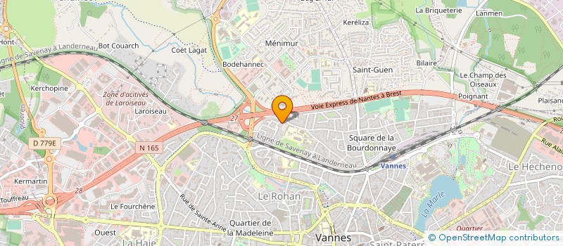 localisation de l'entreprise VANETYS à VANNES