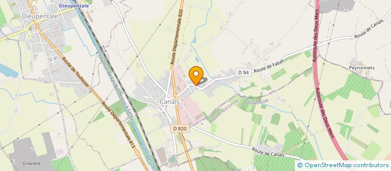 localisation de l'entreprise VANEXIA  CANALS