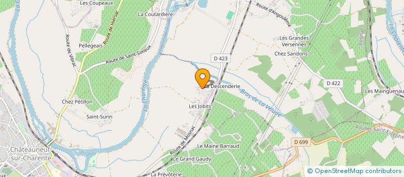 localisation de l'entreprise VANFOUGER SAS à CHATEAUNEUF-SUR-CHARENTE