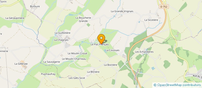 localisation de l'entreprise VANGA à SEVREMONT
