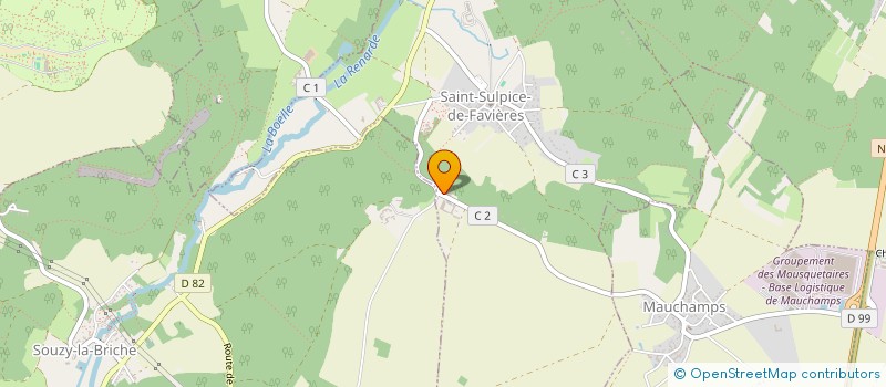 localisation de l'entreprise VANGA ASSOCIES  SAINT-SULPICE-DE-FAVIERES