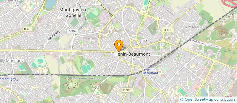 localisation de l'entreprise VANGAL à HENIN-BEAUMONT