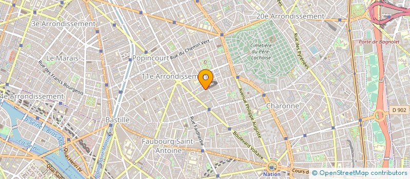 localisation de l'entreprise VANGLABEKE FILMS  PARIS