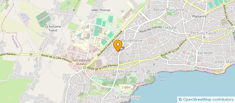 localisation de l'entreprise VANGUARD  SAINT-NAZAIRE