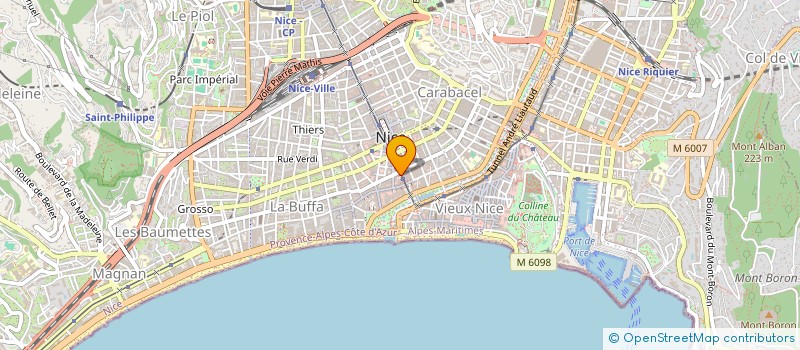 localisation de l'entreprise VANGUARD CAPITAL  NICE