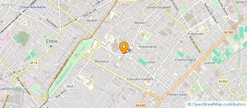 localisation de l'entreprise VANHASBROUCK DEVELOPPEMENT  ROUBAIX