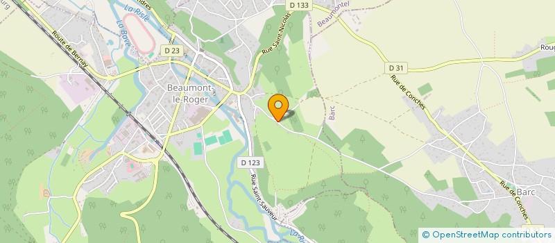 localisation de l'entreprise VANHESE IMMO  BEAUMONT-LE-ROGER