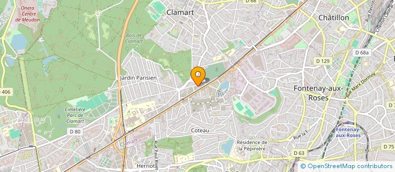 localisation de l'entreprise VANHI à CLAMART