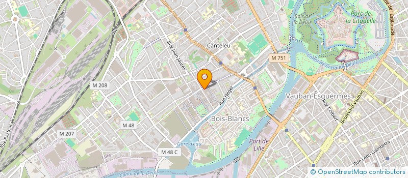 localisation de l'entreprise VANHOENACKER INVESTISSEMENT à LILLE