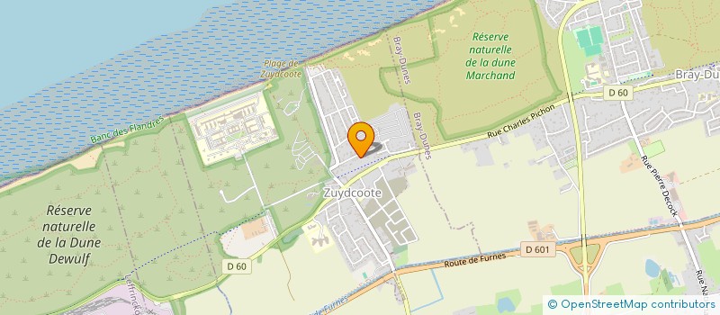 localisation de l'entreprise VANHOORICKX INDIVISION  BRAY-DUNES