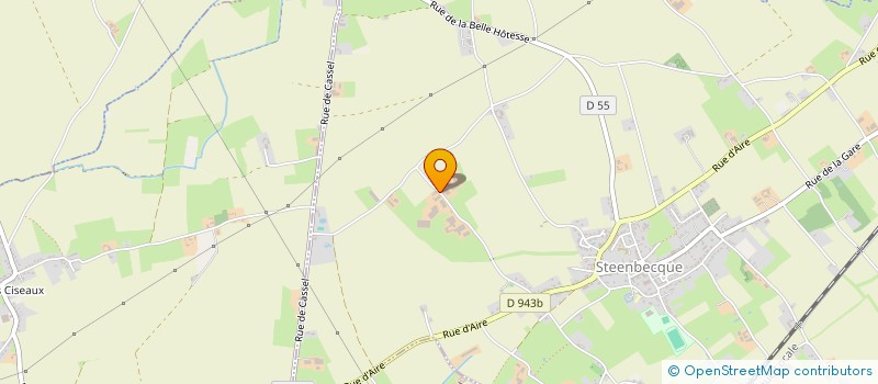 localisation de l'entreprise VANHOOVE à STEENBECQUE