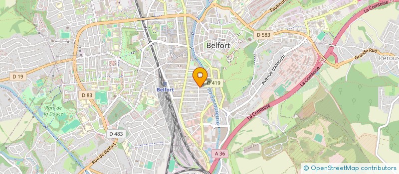 localisation de l'entreprise VANI CHOCO  BELFORT