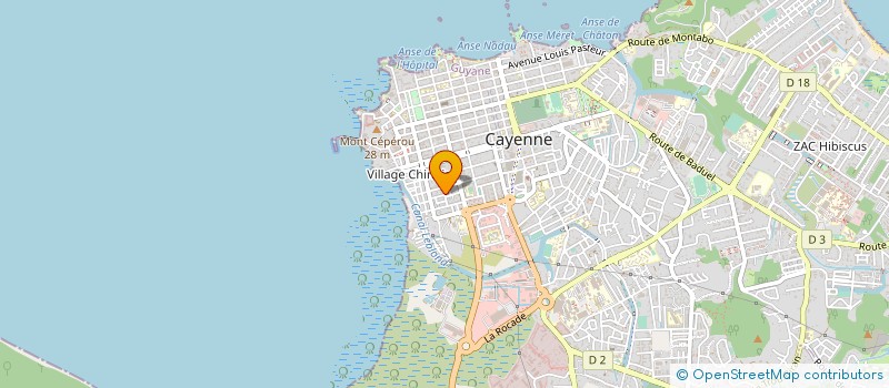 localisation de l'entreprise VANI CROISIERES à CAYENNE