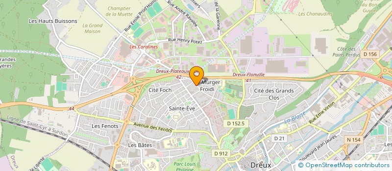 localisation de l'entreprise VANIA GONCALVES EVENTS à DREUX