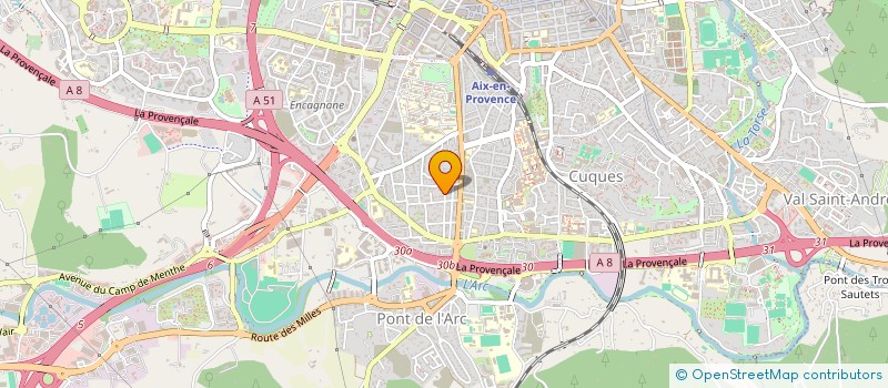 localisation de l'entreprise VANIBREAK à AIX EN PROVENCE