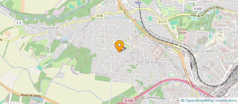 localisation de l'entreprise VANICO à IGNY