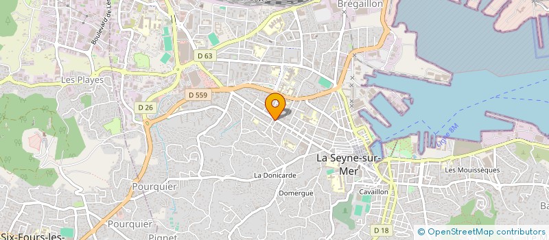 localisation de l'entreprise VANIDET à LA SEYNE-SUR-MER