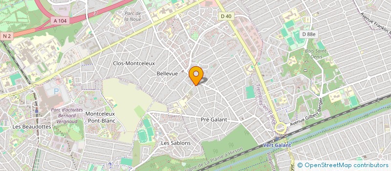localisation de l'entreprise VANIDHASAN MUTHAMIJE MANDRAME à VILLEPINTE