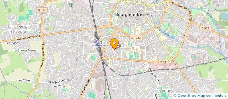 localisation de l'entreprise VANIER GROUP  BOURG-EN-BRESSE