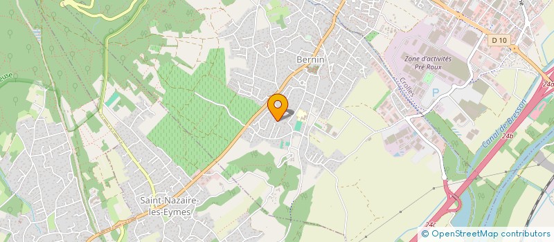 localisation de l'entreprise VANIFA  BERNIN